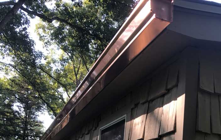 5-inch K Style Gutters Installation Litchfield CT