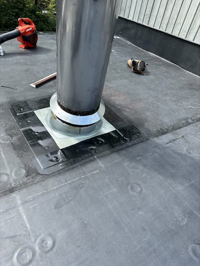 EPDM Flat Roof Installation