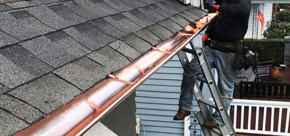 Half Round Copper Gutters Litchfield CT