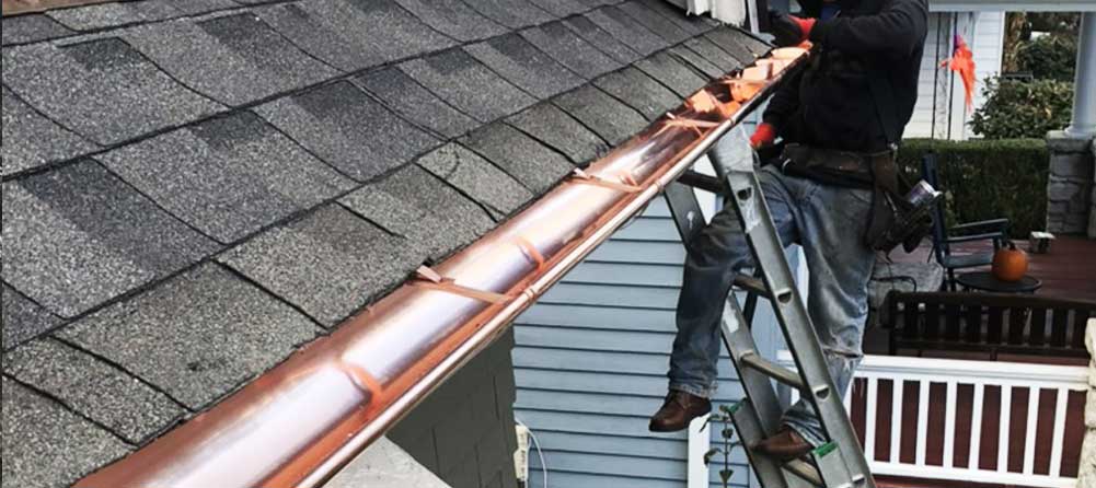 Half Round Copper Gutters Litchfield CT